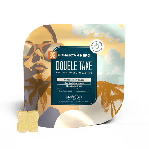 HomeTown Hero Delta 9 Double Take Gummies 20mg 10ct HomeTown Hero Delta 9 Double Take Gummies 20mg 10ct