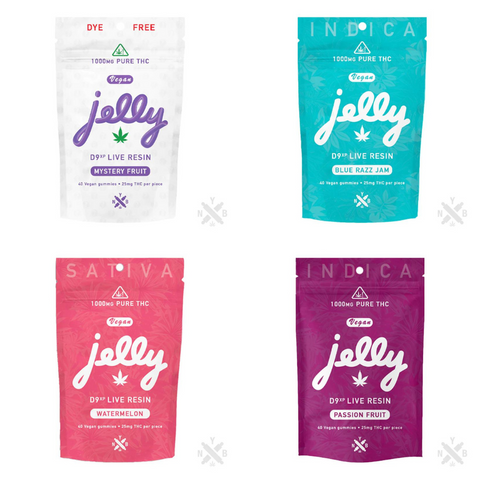 NYB Jelly Delta 9 Gummies (40ct) 1000mg NYB Jelly Delta 9 Gummies (40ct) 1000mg