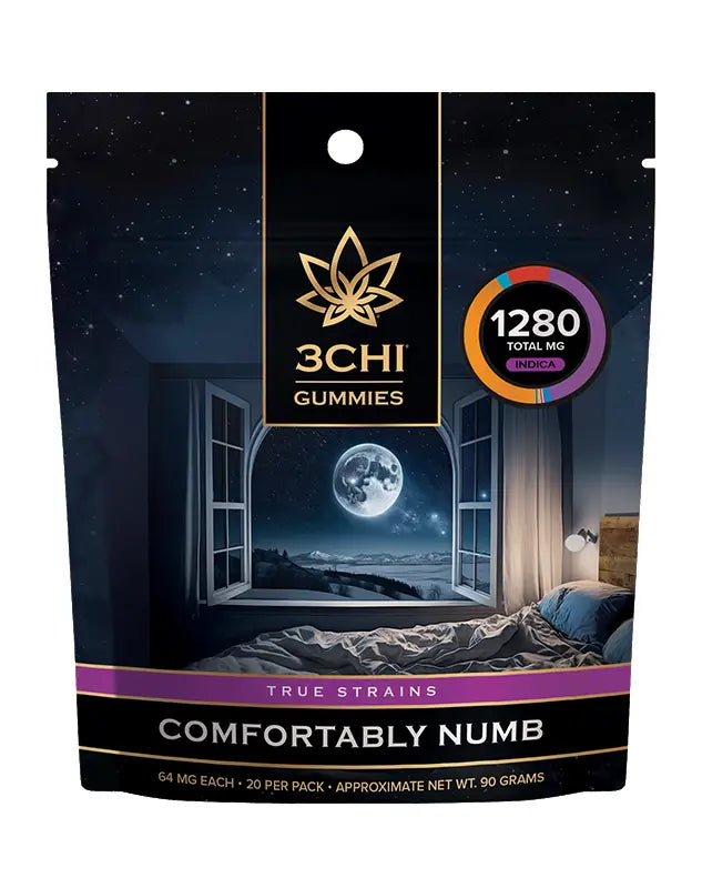3CHI Comfortably Numb Gummies (20ct) 1280mg