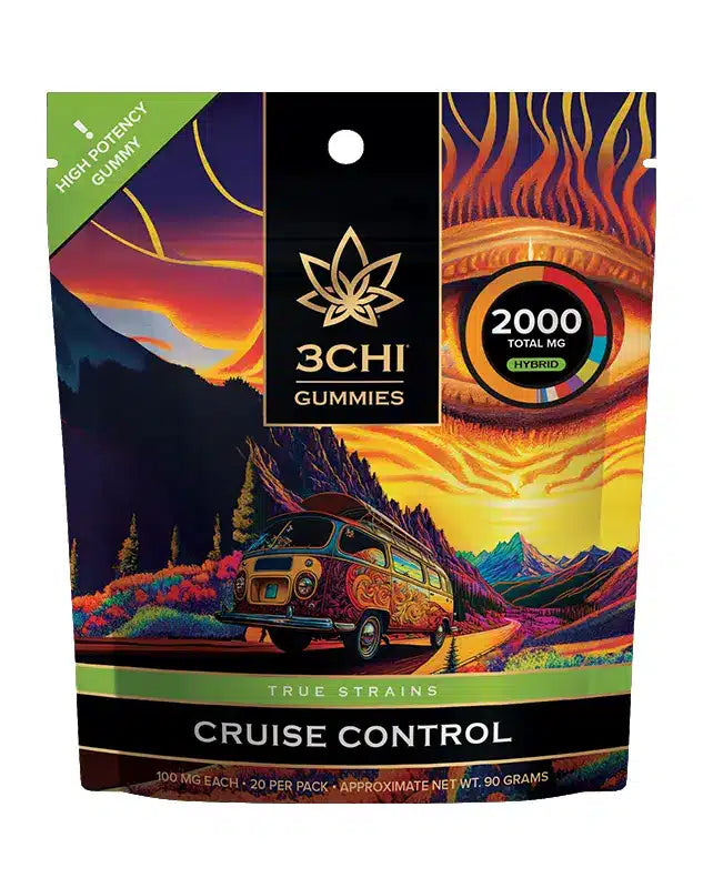 3CHI True Strains Gummies – Cruise Control (20ct)