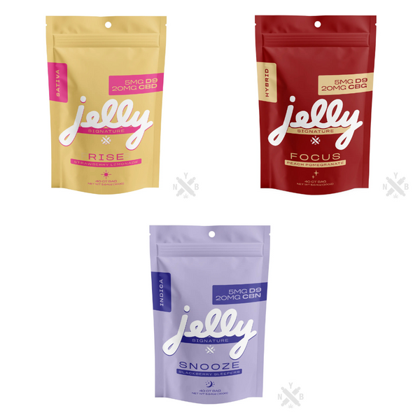 NYB Jelly Signature Delta 9 Gummies (40ct) - Bell Family Dispensary
