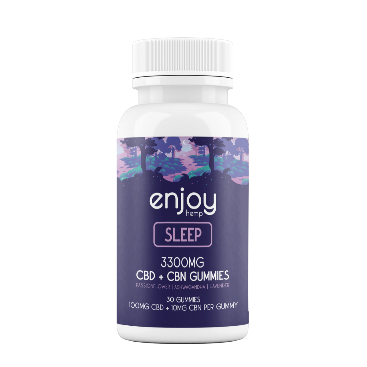 Enjoy Hemp Extra Strength CBD Sleep Gummies - (30ct) 3300mg